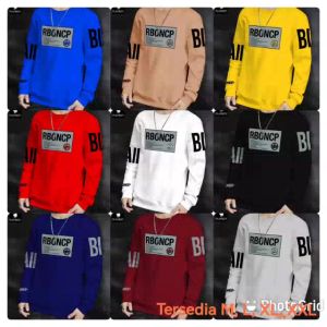 Bisa COD Sweater Keren Kaos Pria Distro Crewneck Trendy Erbon Rboncp Sweatshirt Elegan Sweter Kasual