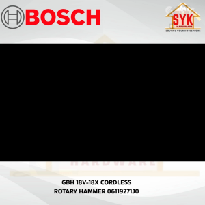 SYK BOSCH GBH 18V-18X Cordless Rotary Hammer Solo Set Machine Power Tools Mesin Penukul Berputar 06119271J0