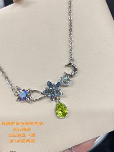 สร้อยคอจี้เพชร DIY ทำมือ เครื่องประดับแฟชั่นเกาหลี สไตล์วินเทจ ทองแดงผสมสังกะสี โลหะผสม