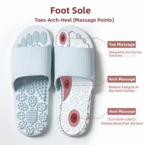 XIAXIU | Acupoint Massage Slippers For Flat Feet