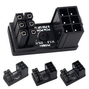 High-Performance 6 Pin GPU Power Adapter for Graphics Card PCIe Power Connector for Desktop Computers