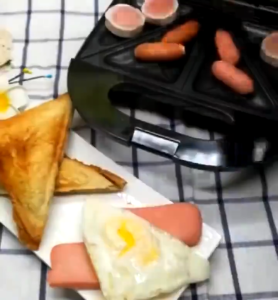 Máy Nướng Bánh SANDWICH Máy Nướng Bánh Công Suất 750W Siêu Bền Máy Nướng Bánh Chống Dính Hiệu Quả