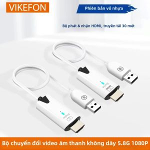5.8G 1080P Không Dây HDMI-Tương Thích HDMI Bộ Thu Phát Âm Thanh Video Bộ Mở Rộng Dongle Cho TV Box Màn Hình PC 30M Bộ Chuyển Đổi Màn Hình