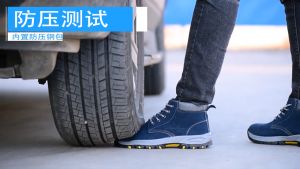 Brand GenGeGo COD （Datang Dalam 3 Hari）Sepatu Safety Boots Pria Cowok Touring Tracking Ujung Besi Kerja Proyek Olahraga Lapangan Safety Shoes