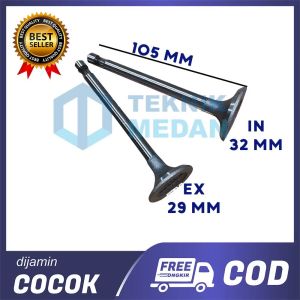 Valve In Ex Klep Api Minyak Mesin Diesel Dongfeng 8PK R180 Awet Berkualitas