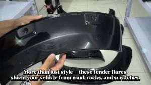 GCAO HILUX REVO 2015-2021 FENDER FLARE RFF08 BLACK (11711)