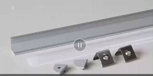 Led thanh nhôm thanh nhôm định hình gắn led dán 12v lắp kệ tủ kệ bếp trang trí nội thất  tặng kèm phụ kiện