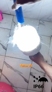 HORICI Lampu Darurat LED 50W Baterai 18650 Tahan 48 Jam IP66 Anti Air Gratis Charger Indoor Outdoor / Emergency Lampu