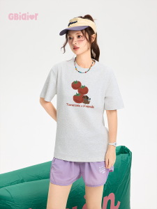 Gbiaior | Short Sleeve Loose Versatile Rejuvenating Casual Tee