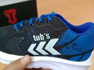 Sepatu Sekolah Anak Laki Laki Warna Hitam Biru Merah Putih Ping Tali Perekat Rekat Velcro Kecil Tanggung Umur 6-10 Tahun Usia PAUD TK SD SMP SMA Kelas 1 2 3 4 5 6 7 8 9 0 -KIDZTUBS1751