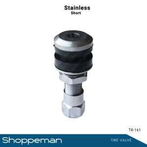 UNIVERSAL CAR TIRE VALVE PITO STAINLESS SHORT TYPE TR-161