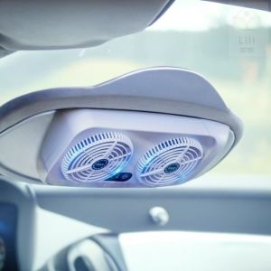 Summer New USB Interface Car Cooling Fan Vehicle Air Circulation Exhaust Fan Portable Electric Fan for Cars And Trucks