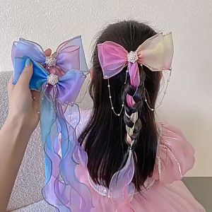 ByKiddos - Aksesoris Rambut Anak Perempuan Jepit Rambut Pita Busur Anak-anak Hiasan Kepala Gaya Korea Anak Perempuan Kecil