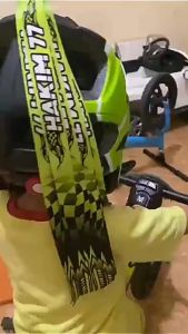 5Pcs Aksesoris Helm Pushbike Anak Aksesoris Helm Pita Hiasan Helm