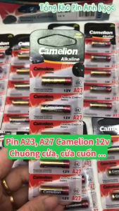 Vỉ 5 Viên Pin A23 A27 Camelion 12V Thay Khiển Remote Cửa Cuốn Pin Chuông Cửa