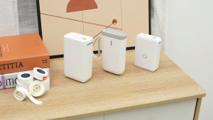 Niimbot 10/12 Rolls White Label Sticker Waterproof Oil Proof No Glue Residue Thermal Home Beauty Kitchen Label Paper for D/B Series Portable Label Maker Printer