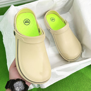 Dép Nam Chống Thấm Nước Chống Trơn Trượt Chống Dầu Thoải Mái Dép Vườn Dành Cho Đầu Bếp Người Làm Vườn Ngoài Trời Câu Cá Dép Nữ