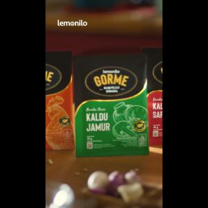 LEMONILO GORME Kaldu Jamur Ayam Kampung Sapi – Bumbu Instan Pelezat Serbaguna Non MSG Halal