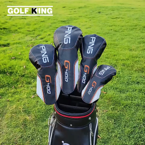 Bộ 4 cover Ping G400 bao che đầu gậy golf lót nỉ chống xước chống nước chất liệu da