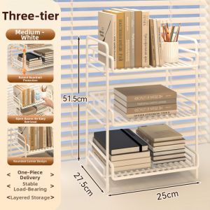 Organizational Desktop Book Snack Storage Shelf Free Install