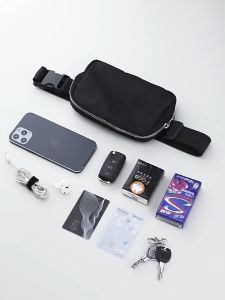 【24 hours delivery】Sports Waist Bag for Women Yoga Bag Nylon Chest Bag Running Waist Belt Bag kf182