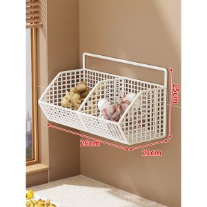 evesigar | Wall Mounted Garlic Ginger and Veg Storage Rack