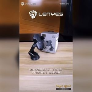 CR120 - Car phone holder lenyes CR-120 untuk dashboard atau kaca mobil kuat dan kokoh