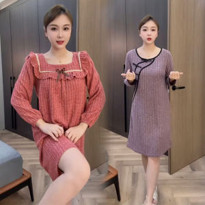 Princess Style Long Sleeve Sleepwear Womens Winter Home Clothes Snowflake Fleece Warm Comfortable Mid-Year Autumn New Arrival