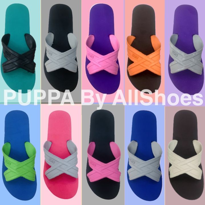 พร้อมส่ง PUPPA รองเท้าแตะ ปุ๊บป้า ถูกสุด สีพิเศษแท้💯 แตะฟองน้ำ สีทูโทนพิเศษ ครบสี(20สี)