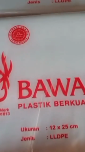 Kantong Plastik PE Merek Bawang/ Plastik es gula minyak kiloan kuat dan tahan panas