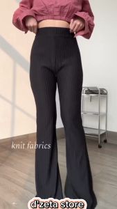 Celana Cutbray Rajut Knit Kekinian Wanita Higwaist - Rajut Knit Cutbray Wanita Daily Style