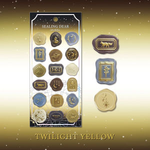 Cute Crystal Stickers Shiny Seal Adhesive Candy Design 3D Wax Sealing for Envelope Decoration Gift Sealing Sticker