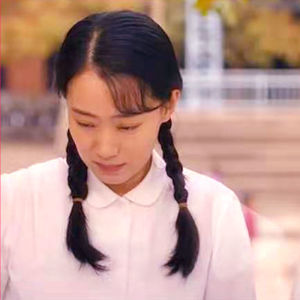 Li Huanjing Performance Wig Double Hair Style for Women Know Qing Rural Era Hairstyle Cross-dressing High Temperature Silk