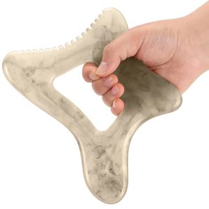 Bảng Massage Gua Sha Cầm Tay Có Cạnh Răng Cưa Dụng Cụ Cạo Lưng Di Động Giúp Thư Giãn Vai Lưng Phụ Kiện Massage Không Cần Điện.