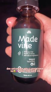 Paket Madevine Hair Oil + Shampoo - Serum Penumbuh Rambut Dan Perawatan Rambut Rontok
