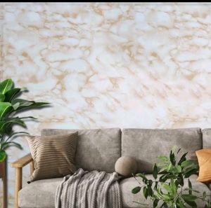 wallpaper sticker dinding motif marmer krem 8m x 45cm