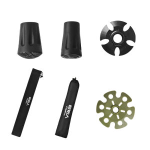 The Primitive | Protective Tip Covers for Trekking Poles with Wear-Resistant Rubber and Anti-Slip Mud Caps