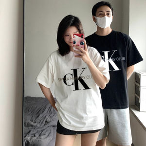 Cặp Đôi Áo Thun Ngắn Tay Mùa Hè 2024 Bộ Sưu Tập Thoải Mái Cotton Vải Bông Áo Cổ Tròn Nam Và Thời Trang Nữ