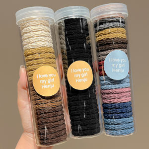Colorful High-Elasticity Hair Ties for Women Durable Non-Damaging Hair Bands Cute Bungee Cord Hair Bands for Easy Updos