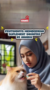 NOVAMOS Suplement Imunitas dan Antivirus Kucing dan Anjing isi 30 pcs