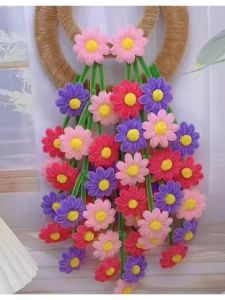 Bộ Đồ Dùng Thủ Công DIY Nhiều Màu Sắc Cây Hoa Dại Dại Nâng Cấp Trang Trí Tường Phòng Khách Đồ Trang Trí Treo Nhiều Màu Sắc