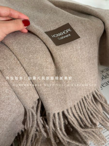 Universal Pure Color Cashmere Scarf Womens Winter Outerwear Large Pashmina Couples Neck Warmer Korean Style Tassel