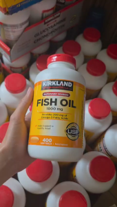 Dầu cá Fish oil 1000mg lọ 400v date 2027 CAM KẾT CHÍNH HÃNG MỸ