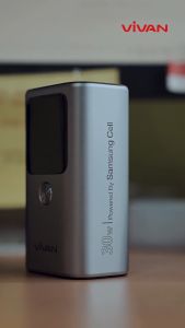 Power Bank VIVAN Original Asli With Samsung Cell VPB-T10 10.000 mAh TFT Smart Screen1 PD QC 3.0
