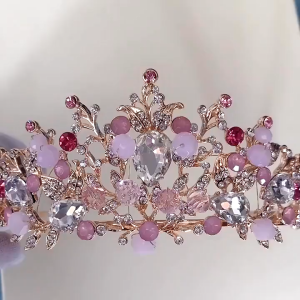 O-New Princess Crown Luxury Wedding Kid Girls Hair Jewelry Tiaras Headband Birthday Gift Party Accessiories