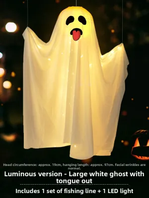 SHICAI | Halloween Glowing Pumpkin & Ghost Hanging Decorations
