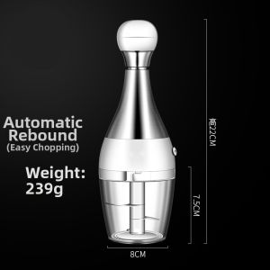 Portable Manual Garlic Press Crusher