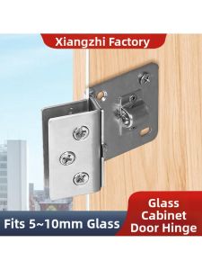 MOLORE | Drill-free Glass Clamp Hinges for Cabinets