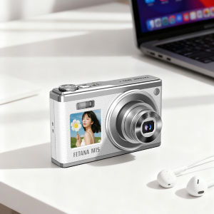 FETANA |Retro HD Travel Digital Camera for Beginners Compact Mirrorless