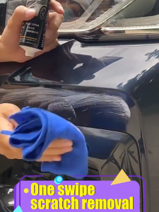 🚀3s quick repair🚀Car scratch repair 120ml Car Polishing Wax Remove black spots water marks stains scratches without discoloration and permanently repair scratches Car Scratch Remover Car Care Scratch with Towel sponge